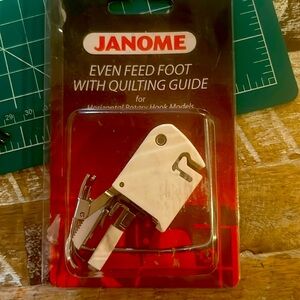 Janome Even Feed Walking Foot with Quilting Guide